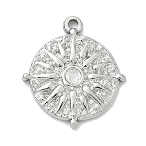 86637 STAINLESS STEEL COINS  FOR JEWELLERY 22X19mm/1Pcs/   Steel COLOR,   ,Material ,Religious,CHARMS (10 0) ()