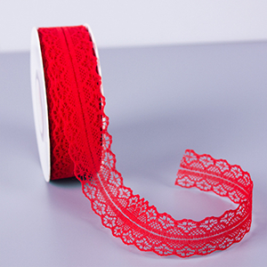 86641 LACE TRIMS  FOR SEWING 30mm/23Meters/   RED COLOR,   ,Material ,, (4 0) ()