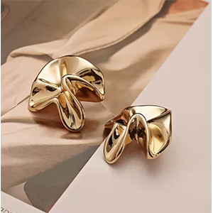86649 ALLOY SHANK BUTTONS  FOR SEWING 24mm//1Pcs/   GOLD PLATED, WITH LOOP  ,Material ,, (10 0) ()