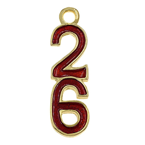 86657 METAL LUCKY CHARMS  FOR JEWELLERY 34mm//4Pcs/   GOLD PLATED,   ,Material ,CHRISTMAS,CHARMS (6 0) ()