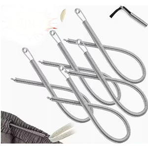 86658 Drawstring Needle Threader  FOR LACES 22cm//1Pcs/   PLATINUM COLOR,   ,Material , (5 0) ()