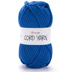86676 YARNART CORD YARN 40% COTTON 60% POLYESTER NEEDLE NO. 15  FOR PILLOW,CARPET,BAGS 250gr/73Meters/  (YARNART) 772-BLUE,   ,Material Polyester,, (12 0) ()