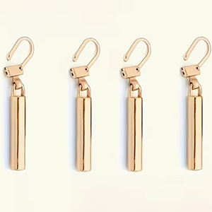 86702 ZIPPER SLIDER EXTENSION FOR ZIPPER 35mm//1Pcs/ GOLDEN COLOR, ,Material ,, (6 0) ()