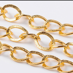 86707 ΑΛΥΣΙΔΕΣ ΑΛΟΥΜΙΝΙΟΥ CURB CHAIN ΓΙΑ ΚΟΣΜΗΜΑ 15X20mm/1.25Μέτρ. ΕΠΙΧΡΥΣΟ ΧΡΩΜΑ, Curb Chain ,ΣΥΝΘΕΣΗ ΑΛΟΥΜΙΝΙΟ, (40 0) (0gr) ()