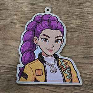 86821 ΞΥΛΙΝΑ ΓΟΥΡΙΑ ΜΕ ΑΥΤΟΚΟΛΛΗΤΟ ‘, KPOP DEMON’ ΓΙΑ ΔΙΑΚΟΣΜΗΣΗ 95mm//1Τεμ.   ΠΟΛΥΧΡΩΜΟ,   ,ΣΥΝΘΕΣΗ , (4 0) (0gr) ()