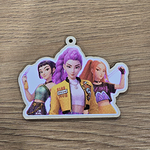 86826 ΞΥΛΙΝΑ ΓΟΥΡΙΑ ΜΕ ΑΥΤΟΚΟΛΛΗΤΟ ‘, KPOP DEMON’ ΓΙΑ ΔΙΑΚΟΣΜΗΣΗ 95mm//1Τεμ.   ΠΟΛΥΧΡΩΜΟ,   ,ΣΥΝΘΕΣΗ , (5 0) (0gr) ()