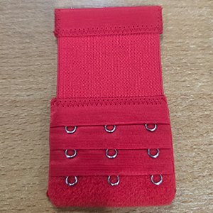 86853 Adjustable Sliders Buckles for Underwear Bra Strap  BRA AND SWIM SUITE 10X5cm/1Pcs/   RED COLOR, With 3 Hooks  ,Material IRON,SUMMER, (1 0) ()