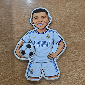 86939 ΞΥΛΙΝΕΣ ΦΙΓΟΥΡΕΣ ΜΕ ΑΥΤΟΚΟΛΛΗΤΟ ‘, ΠΟΔΟΣΦΑΙΡΙΣΤΕΣ,Mbappe’ ΓΙΑ ΔΙΑΚΟΣΜΗΣΗ 100mm//1Τεμ.   ΠΟΛΥΧΡΩΜΟ,   ,ΣΥΝΘΕΣΗ ,Πασχαλινά, (2 0) (0gr) ()