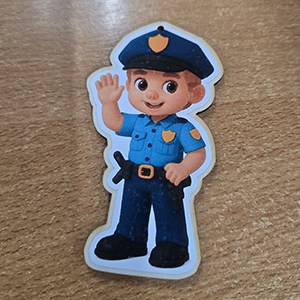 86943 ΞΥΛΙΝΕΣ ΦΙΓΟΥΡΕΣ ΜΕ ΑΥΤΟΚΟΛΛΗΤΟ ‘, ΑΣΤΥΝΟΜΙΚΟΣ’ ΓΙΑ ΔΙΑΚΟΣΜΗΣΗ 110mm//1Τεμ.   ΠΟΛΥΧΡΩΜΟ,   ,ΣΥΝΘΕΣΗ Plywood,ΠΑΙΔΙΚΑ,ΚΡΕΜΑΣΤΑ (8 0) (0gr) ()