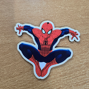 86949 ΞΥΛΙΝΕΣ ΦΙΓΟΥΡΕΣ ΜΕ ΑΥΤΟΚΟΛΛΗΤΟ ‘, Spiderman’ ΓΙΑ ΔΙΑΚΟΣΜΗΣΗ 90X100mm/1Τεμ.   ΦΥΣΙΚΟ ΧΡΩΜΑ,   ,ΣΥΝΘΕΣΗ Plywood,ΚΡΕΜΑΣΤΑ (1 3) (0gr) ()