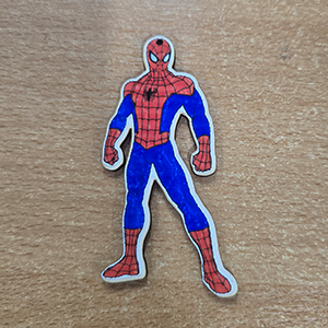 86952 ΞΥΛΙΝΕΣ ΦΙΓΟΥΡΕΣ ΜΕ ΑΥΤΟΚΟΛΛΗΤΟ ‘, Spiderman’ ΓΙΑ ΔΙΑΚΟΣΜΗΣΗ 90X42mm/1Τεμ.   ΦΥΣΙΚΟ ΧΡΩΜΑ,   ,ΣΥΝΘΕΣΗ Plywood,ΚΡΕΜΑΣΤΑ (1 3) (0gr) ()