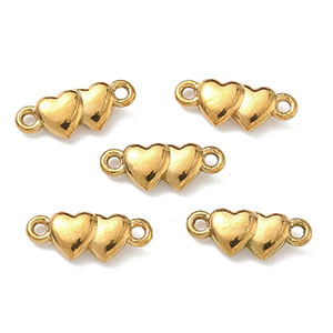 86971  ΣΥΝΔΕΤΙΚΕΣ ΑΤΣΑΛΙΝΕΣ ΚΑΡΔΙΕΣ  ΓΙΑ ΚΟΣΜΗΜΑ 10X20cm/4Τεμ.  (18K) ΕΠΙΧΡΥΣΟ ΧΡΩΜΑ,   ,ΣΥΝΘΕΣΗ ΑΝΟΞΕΙΔΩΤΟ ΑΤΣΑΛΙ 304,ΑΓΙΟΥ ΒΑΛΕΝΤΙΝΟΥ,ΣΥΝΔΕΤΙΚΑ (0 0) (8gr) ()