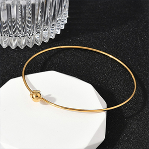 87002 STAINLES STEEL CUFF BANGLES/BRACELETS  FOR JEWELLERY 60mm//1Pcs/  (IP) GOLD PLATED,   ,Material ,, (0 0) ()