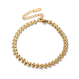 87004 ΑΤΣΑΛΙΝΑ ΒΡΑΧΙΟΛΑΚΙΑ LINK CHAIN  ΓΙΑ ΚΟΣΜΗΜΑ 18cm//1Τεμ.  (18K) ΕΠΙΧΡΥΣΟ ΧΡΩΜΑ,   ,ΣΥΝΘΕΣΗ , (0 0) (0gr) ()