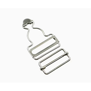 87029 METAL SUSPENDERS BACKLES  FOR SUSPENDERS 54X40mm/1Set//Ø35mm   PLATINUM COLOR,   ,Material , (-2 0) ()