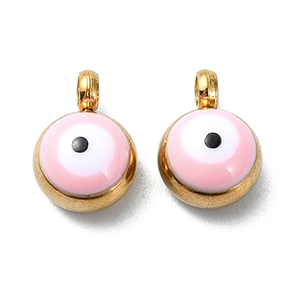 87130 ΑΤΣΑΛΙΝΑ ΜΑΤΑΚΙΑ  ΓΙΑ ΚΟΣΜΗΜΑ 8X6mm/4Τεμ.  (IP 18K) ΕΠΙΧΡΥΣΟ ΧΡΩΜΑ, ΜΕ ΧΡΩΜΑ/ENAMEL  ,ΣΥΝΘΕΣΗ Ανοξείδωτο Ατσάλι 304,ΚΡΕΜΑΣΤΑ (0 0) (0gr) ()