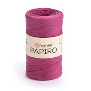 87154 Yarn Art Papiro Raffia  FOR HANDBAGS,HUTS 100gr/130Meters/PAPIRO   1322-FUCHSIA, 100% Polyester  ,Material ,SUMMER, (0 0) ()