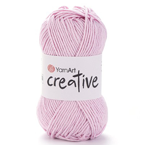 87161 YARNART CREATIVE COTTON YARN  FOR Baby Dolls 50gr/85Pcs/  (YARNART) 229-PINK, COTTON  ,Material , (0 0) ()