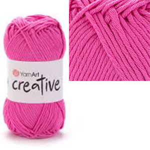 87177 YARNART CREATIVE COTTON YARN  FOR Baby Dolls 50gr/85Pcs/  (YARNART) 231-ROSE, COTTON  ,Material , (0 0) ()