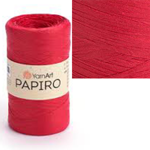 87178 YARN ART PAPIRO RAFFIA ΧΟΡΤΟ  ΓΙΑ ΤΣΑΝΤΕΣ 100gr/~130Μέτρ.   1310-ΚΟΚΚΙΝΟ, 100% ΠΟΛΥΕΣΤΕΡΙΚΑ  ,ΣΥΝΘΕΣΗ ,ΚΑΛΟΚΑΙΡΙΝΑ,ΠΛΕΚΕΤΕ ΜΕ ΒΕΛΟΝΕΣ No 4-5 (0 0) (0gr) ()