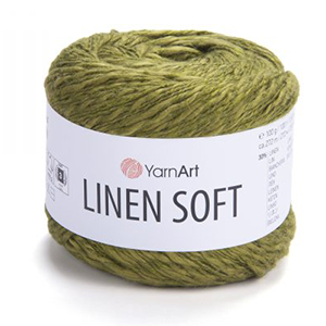 87236 YARNART LINEN SOFT 30% LINEN 36% VISCOSE 34% COTTON  ΓΙΑ ΡΟΥΧΑ 100gr/~272Ματσάκι   7314-ΛΑΔΙ,   ,ΣΥΝΘΕΣΗ ,ΚΑΛΟΚΑΙΡΙΝΑ,ΠΛΕΚΕΤΕ ΜΕ ΒΕΛΟΝΕΣ No 4-5 (0 0) (0gr) ()