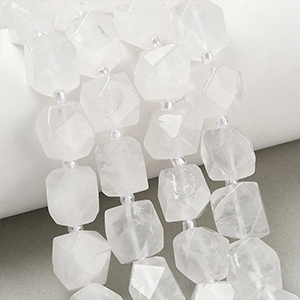 87269 Natural Quartz Irregular Shape FOR JEWELLERY 12X10mm/28Pcs/ TRANSPARENT COLOR, ,Material ,BEADS (0 0) ()