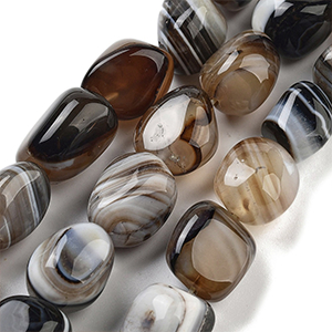 87279 NATURAL AGATE STONE BEADS FOR JEWELLERY 17X15mm/16Pcs/ MULTICOLOR, ,Material ,BEADS (0 0) ()
