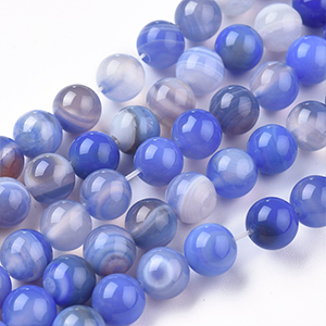 87281 Natural Agate Round Beads Stones FOR JEWELLERY 8mm/47Pcs/ MULTICOLOR, ,Material ,BEADS (0 0) ()