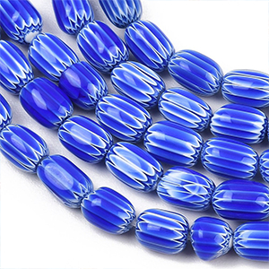 87301 Oval Shape Glass Beads FOR JEWELLERY 7X6mm/47Pcs/ BLUE COLOR, ,Material GLASS,SUMMER,BEADS (0 0) ()