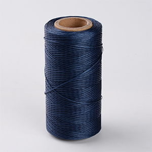 87309 Waxed Cord flat FOR JEWELLERY 1mm/260Meters/ NAVY BLUE COLOR, Polyester ,Material Polyester, (0 0) ()