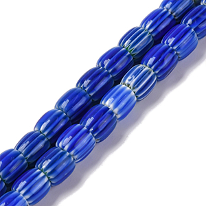 87324 MILLEFIORI OVAL GLASS BEADS FOR JEWELLERY 8X7.5mm/45Pcs/ GREEN COLOR, ,Material ,BEADS (0 0) ()