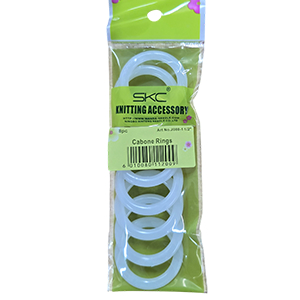 87367 Plastic Macrame hoops/Rings FOR DECORATION 38mm//8Pcs/ WHITE COLOR, ,Material ,Kneeting Accessories, (0 0) ()