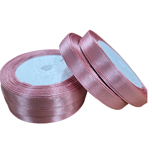 87374 SATIN RIBON FOR DECORATION 10mm/23Meters/ SALMON COLOR, ,Material , (0 0) ()