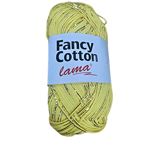 87383 LAMA FANCY COTTON FOR Textile 100gr/165Meters/ 2001-YELLOW, ,Material ,CROCHET NEEDLES 3-4 TUNISIAN CROCHET HOOK no 4-5 (0 0) ()