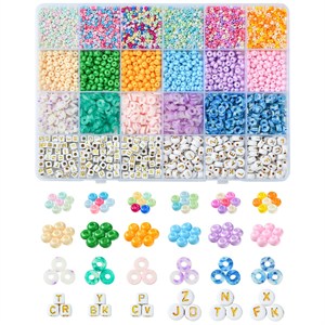 87397 Diy Jewellry kits FOR JEWELLERY 2mm//1Set/ MULTICOLOR, With Glass Seed Beads, Metal charms and CORD ,Material , (0 0) ()