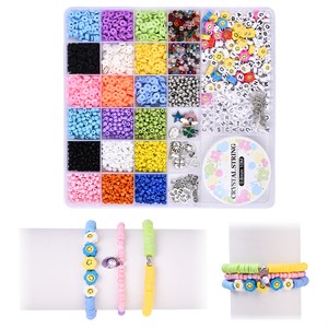 87400 Diy Jewellry kits FOR JEWELLERY 2mm//1Set/ MULTICOLOR, With Glass Seed Beads, Metal charms and CORD ,Material , (0 0) ()