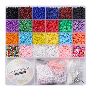 87409 Diy Jewellry kits FOR JEWELLERY 2mm//1Set/ MULTICOLOR, With Glass Seed Beads, Metal charms and CORD ,Material , (0 0) ()