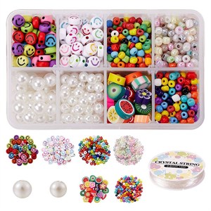 87422 Diy Jewellry kits FOR JEWELLERY 2mm//1Set/ MULTICOLOR, With Glass Seed Beads, Metal charms and CORD ,Material , (0 0) ()