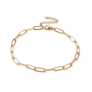 87457 ΑΤΣΑΛΙΝΑ ΒΡΑΧΙΟΛΙΑ ΓΙΑ ΤΟ ΠΟΔΙ/ANKLETS ΓΙΑ ΚΟΣΜΗΜΑ 23cm//1Μέτρ. (PVD) ΕΠΙΧΡΥΣΟ ΧΡΩΜΑ, ,ΣΥΝΘΕΣΗ ΑΝΟΞΕΙΔΩΤΟ ΑΤΣΑΛΙ 304, (10 0) (0gr) ()