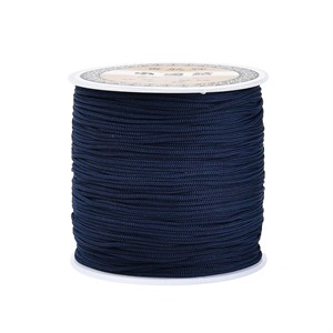 87487 Macrame Cord FOR JEWELLERY 0.8mm/120Meters/ NAVY BLUE COLOR, NYLON THREAD ,Material POLYESTER, (0 0) ()