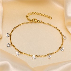 87525 STAINLESS STEEL BRACELTS WITH LOBSTER CLAW CLASP  FOR JEWELLERY 21cm//1Pcs/   GOLD PLATED,With Lobster Claw Clasp WITH LOBSTER CLAW CLASP  ,Material STAINLESS STEEL,BEADS (0 0) ()