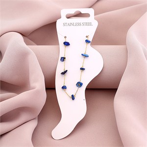 87539 ΑΤΣΑΛΙΝΑ ΒΡΑΧΙΟΛΙΑ ΓΙΑ ΤΟ ΠΟΔΙ/ANKLETS  ΓΙΑ ΚΟΣΜΗΜΑ 21cm//1Τεμ.   ΕΠΙΧΡΥΣΟ ΧΡΩΜΑ,ΜΕ ΠΑΠΑΓΑΛΑΚΙΑ ΜΕ ΚΟΥΜΠΩΜΑ  ,ΣΥΝΘΕΣΗ ΑΝΟΞΕΙΔΩΤΟ ΑΤΣΑΛΙ 304,ΧΑΝΤΡΑ (0 0) (0gr) ()
