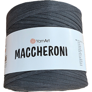 87564 ΝΗΜΑ YARNART MACCHERONI ΓΙΑ ΡΑΨΙΜΟ 600 gr( +- 100gr)//1Κουβάρι ΣΚΟΥΡΟ ΓΚΡΙΖΟ ΧΡΩΜΑ, ,ΣΥΝΘΕΣΗ , (5 0) (0gr) ()