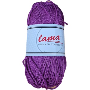 87585 LAMA 100gr FOR HANDBAGS 100gr/160Meters/ (Lama) 580-VIOLET, 100% Polypropylene ,Material 100% Polypropylene,ALL SEASONS, (15 15) ()