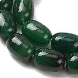 87618 BARREL SHAPE NATURAL AGATE FOR JEWELLERY 17X12mm/22Pcs//Ø1mm GREEN COLOR, ,Material SEMI PRECIOUS STONES,BEADS (0 2) ()