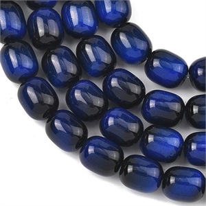 87653 ΜΑΤΙ ΤΗΣ ΓΑΤΑΣ ΒΑΡΕΛΑΚΙΑ  ΓΙΑ ΚΟΣΜΗΜΑ 10X8mm/Ø1mm/~79Τεμ.   ΣΚΟΥΡΟ ΜΠΛΕ ΧΡΩΜΑ,   ,ΣΥΝΘΕΣΗ ΓΥΑΛΙ,ΧΑΝΤΡΑ (0 0) (0gr) ()