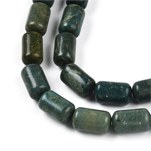 87668 NATURAL JADE BARREL SHAPE BEADS FOR JEWELLERY 10X6mm/38Pcs//Ø1mm MULTICOLOR, ,Material SEMI PRECIOUS STONES,BEADS (0 2) ()