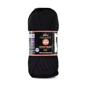 87731 Himalaya everday big anti-pilling for cardigans/sweatshirts 100gr/80meters/ (himalya) 70824-black, 100% acrylic ,material acrylic,crochet needles 6.5,needles 6 (9 10)