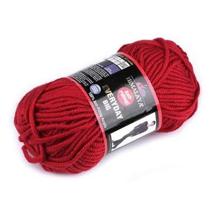 87737 Himalaya everday big anti-pilling for cardigans/sweatshirts 100gr/80meters/ (himalya) 70815-red, 100% acrylic ,material acrylic,crochet needles 6.5,needles 6 (6 0)