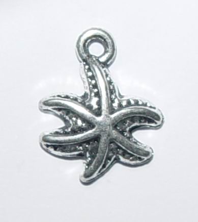 CH10306 Μεταλλικοί αστερίες Μενταγιόν  Για κόσμημα 13mm//10Τεμ. Αντικέ Χρώμα,   ,Συνθεση ,Καλοκαιρινά/Θαλασσινά,Κρεμαστά (-1 11) (10gr) ()